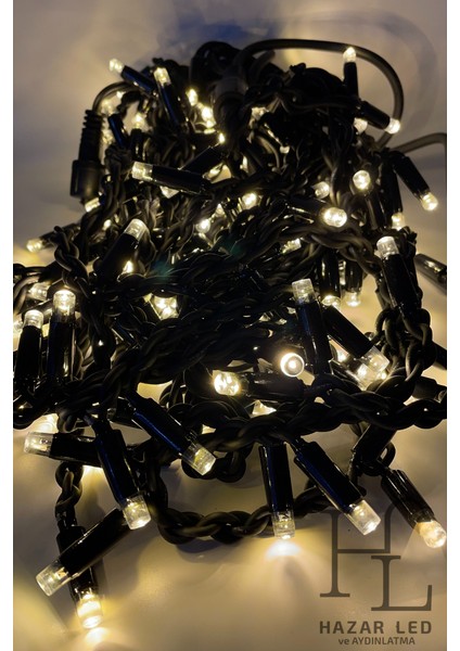 2.5 Metre Saçak LED Gün Işığı 152 Ledli 24 Saçaklı Eklenebilir IP65 Dış Mekan Siyah Kablolu Dekoratif LED Işık Yılbaşı Süsü fırsatları