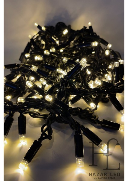 2.5 Metre Saçak LED Gün Işığı 152 Ledli 24 Saçaklı Eklenebilir IP65 Dış Mekan Siyah Kablolu Dekoratif LED Işık Yılbaşı Süsü indirimleri