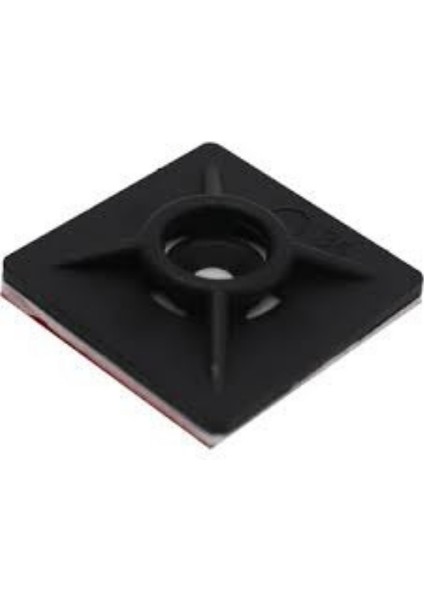 Kablo Bağı Tutucu 19X19 mm – 100 Adet Güçlü Yapışkanlı Kablo Düzenleyici Klips