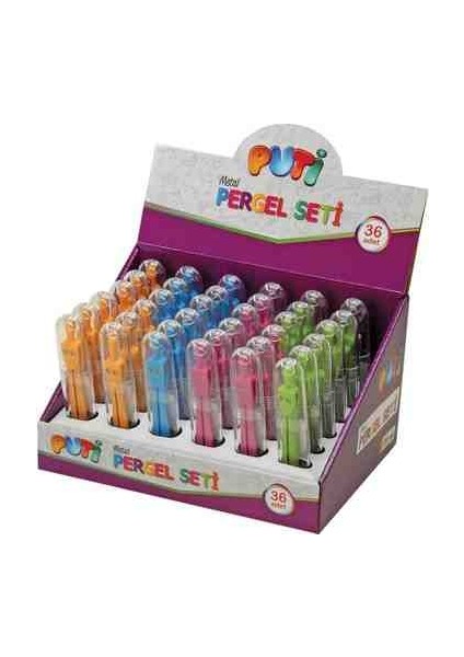 Çelik Uçlu Kılıflı Pergel Pembe fiyatları