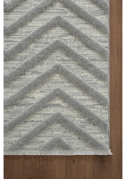 Loop LP023G Gri Halı Dekoratif Sisal Yumuşak Bukleli Tozsuz Salon Halısı Yatak Odası Iskandinav fırsatları