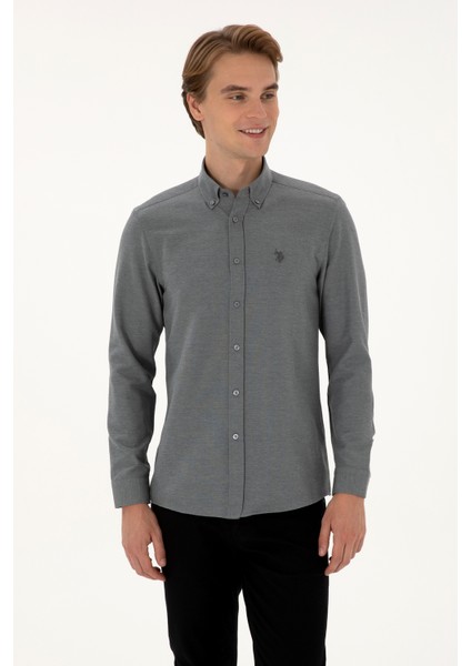 Erkek Antrasit Gömlek Basic 50316723-VR006 modelleri