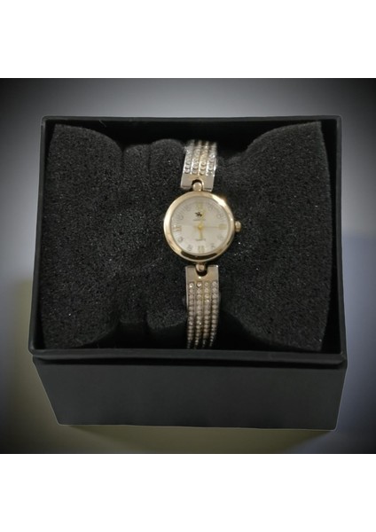 Çelik Kordonlu Gümüş Rengi Zirkon Taşlı Kadın Saati fiyatları