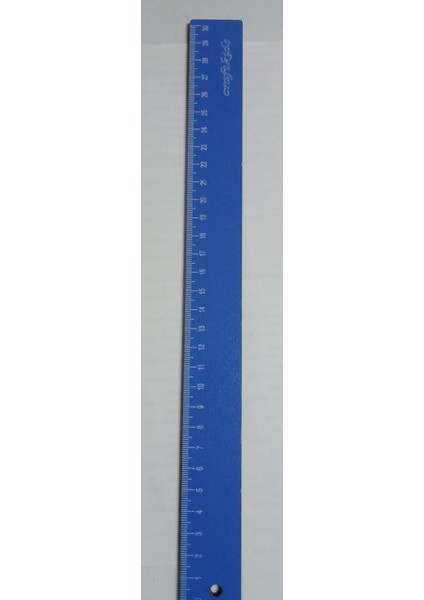 Carft Kids 30CM Renkli Ahşap Cetvel Mavi Renk