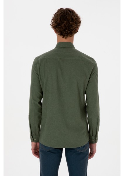 Erkek Haki Gömlek Basic 50316721-VR027 indirimleri