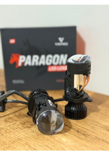 H4 Mercekli LED Zenon Pragon 60W Güç 23.000LÜMEN LED Zenon Şimşek Etkili 12-24V Uzun Ömürlü Güçlü Çizgisel Odak fiyatları