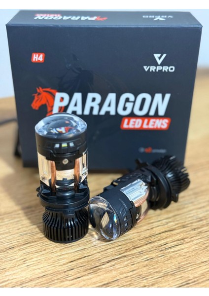 H4 Mercekli LED Zenon Pragon 60W Güç 23.000LÜMEN LED Zenon Şimşek Etkili 12-24V Uzun Ömürlü Güçlü Çizgisel Odak fırsatları