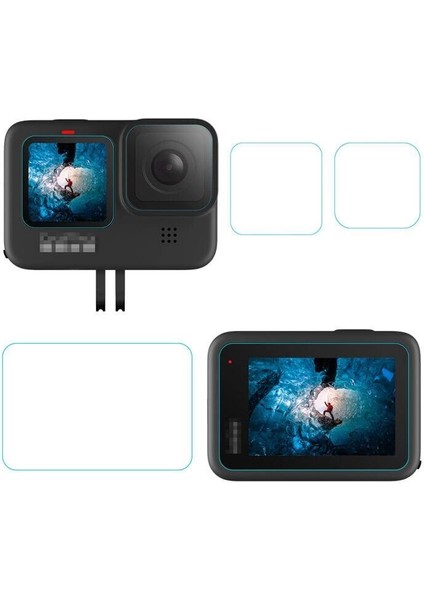 Marka Gopro 9/10/ 11/ Için 3'lü LCD Lens Ekran Koruyucu fiyatları