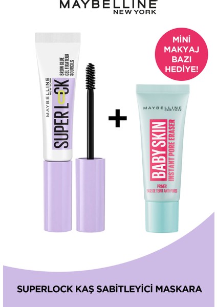 Super Lock Kaş Sabitleyici & Baby Skin Pore Erase Mini Ikilisi