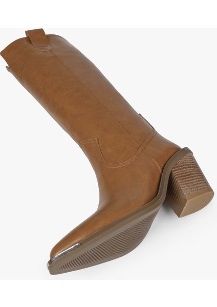 Kadın Axor Karamel Cilt Kovboy Çizme indirimleri