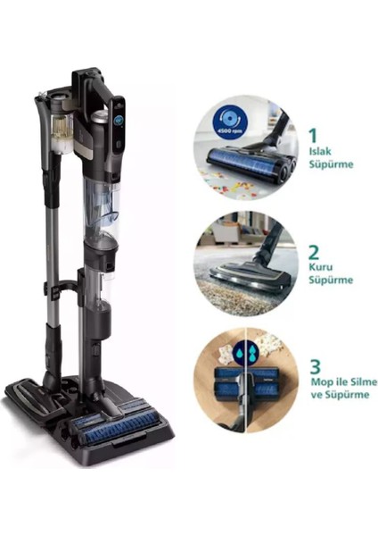 Aqua Trio 9000 Serisi Kablosuz Islak ve Kuru XW9463/11 Elektrikli Süpürge+Sinbo Baskülhediye
