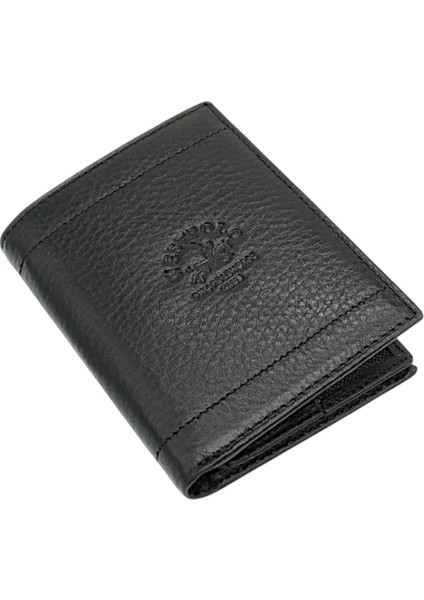 Hakiki Deri Kağıt Para ve Kart Bölmeli Erkek Cüzdanı - Siyah fiyatları