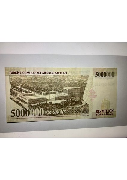 7. Emisyon 5.000.000 Lira N16 Son Seri Çil fiyatları