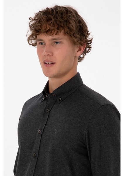 Erkek Siyah Gömlek Basic 50316721-VR046 fiyatları