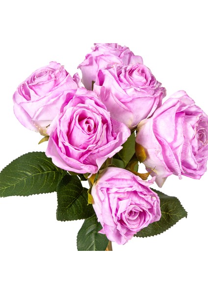 Yapay Gül Demet 6 Çiçekli Mor 32 Cm. fiyatları