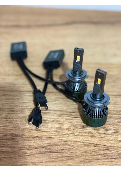 H7 Forge Yellow Xenon Günışığı LED Zenon 22.000LÜMEN 65W Garantili Ürün 12-24V (Ampül Rengi Işık Verir)