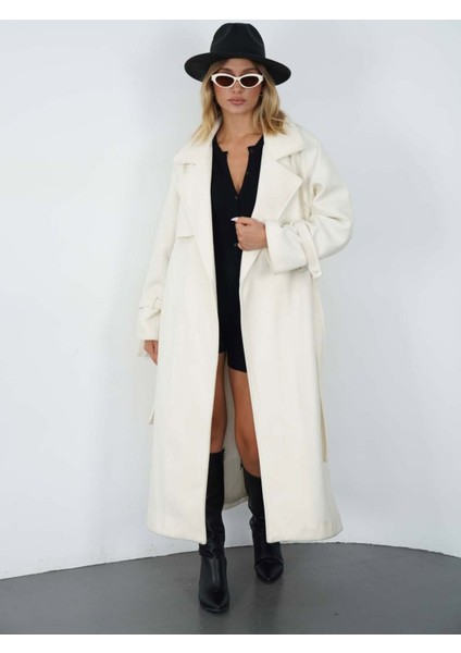 Kurvaze Robalı Kaşmir Kumaş Manto modelleri