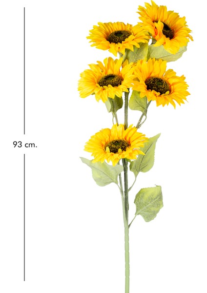 Yapay Ayçiçeği Demet 5 Çiçekli Sarı 93 Cm. modelleri