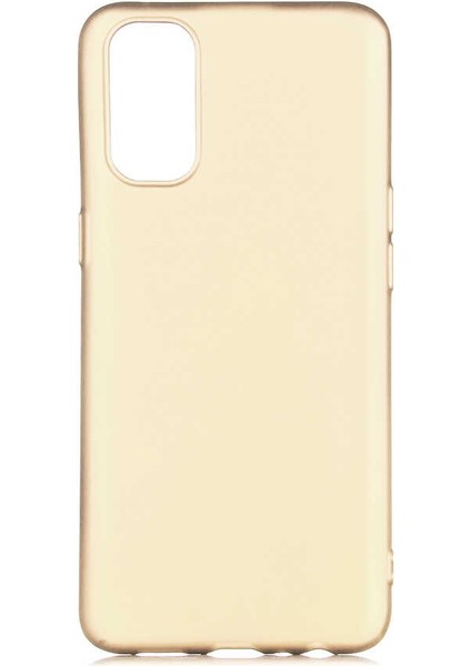Oppo Reno 4 Kılıf Senk Premier Silikon Kapak-Gold