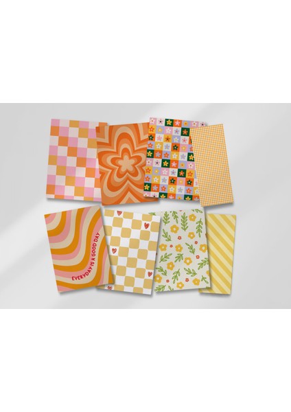 Scrapbook Seti - 18 Büyük - 6 Küçük Parça / Sticker modelleri