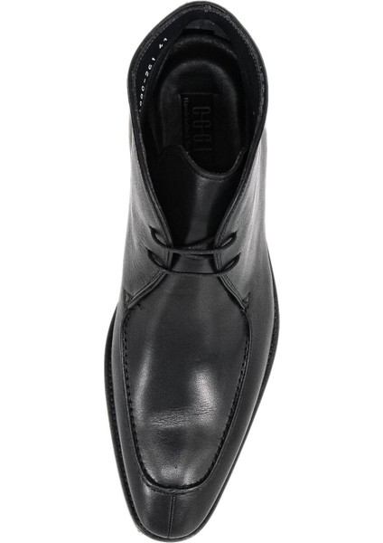 012900-261 Kösele Erkek Klasik Bot - Siyah