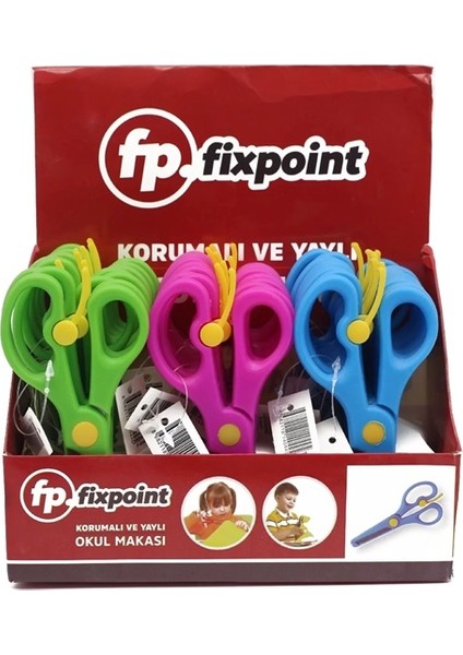 Korumalı Yaylı Okul Makası Mavi Renk