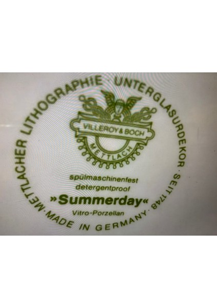 Villeroy Boch Summerday Germany Porselen Çay Potu