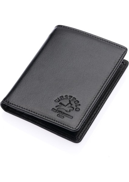 Agen Hakiki Deri Kağıt Para ve Bozuk Para Bölmeli Erkek Cüzdanı - Siyah fiyatları