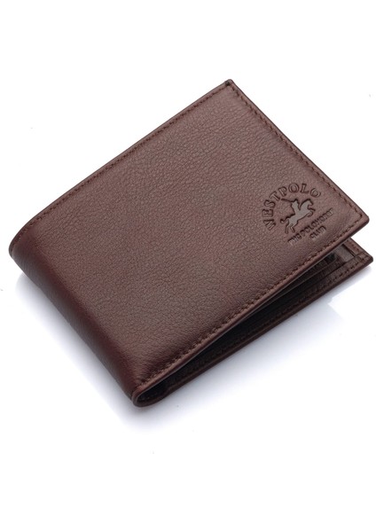 Hakiki Deri Bozuk Para ve Bol Kart Bölmeli Ekstra Kartlıklı Erkek Cüzdanı - Kahverengi fiyatları