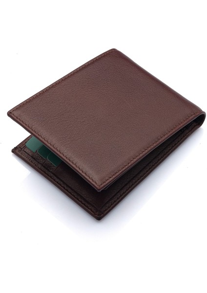 Hakiki Deri Bozuk Para ve Bol Kart Bölmeli Ekstra Kartlıklı Erkek Cüzdanı - Kahverengi indirimleri