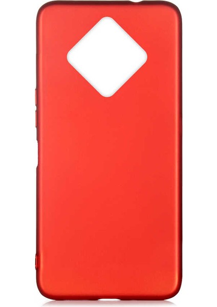 Infinix Zero 8 Kılıf Senk Premier Silikon Kapak-Kırmızı