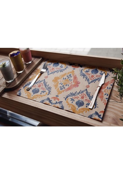 Sofralar Için Renkli Polyester Mat modelleri