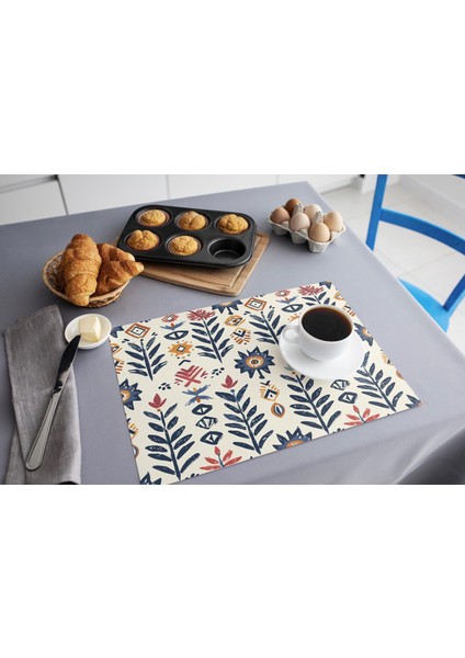 30X40 Renkli Supla Sofra Altlığı