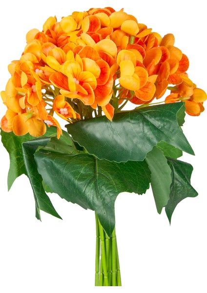 Yapay Ortanca Turuncu 28 Cm.