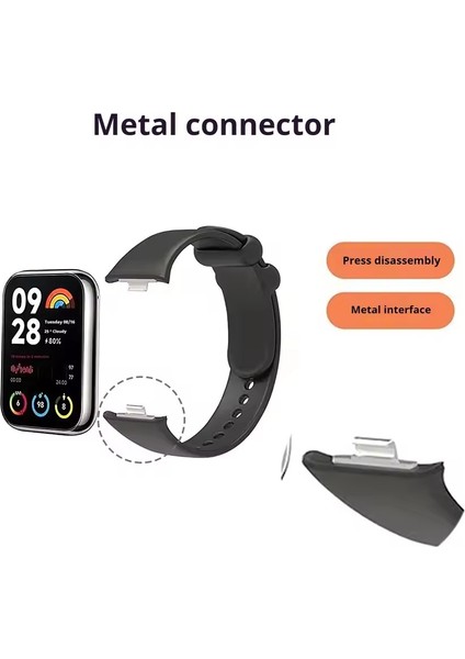 Xiaomi Redmi Watch 5 / 4 - Mi Band 9 Pro / Mi Band 8 Pro Uyumlu Silikon Kordon modelleri