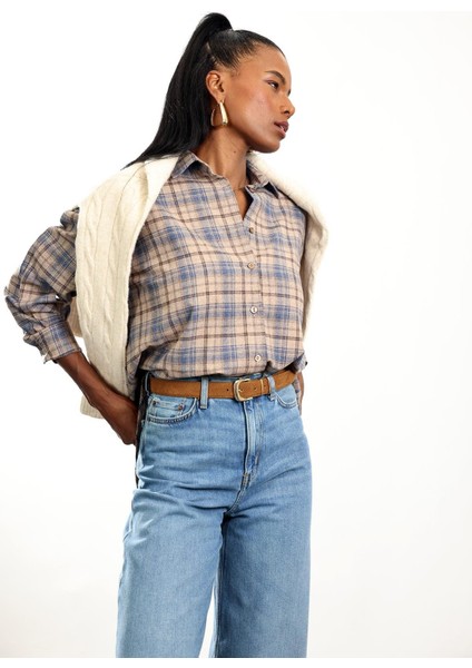 Vizon Ekoseli Oduncu Gömlek