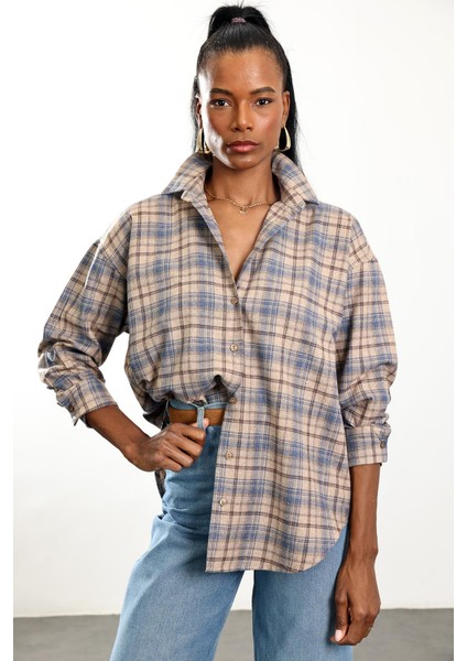 Vizon Ekoseli Oduncu Gömlek fırsatları