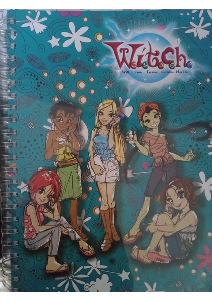 Collection Witch A4 Sert Kapak Kareli Kapak Defter 150 Yp