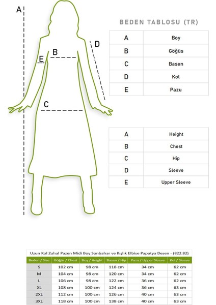 Uzun Kol Zuhal Pazen Midi Boy Sonbahar ve Kışlık Elbise Papatya Desen Lacivert Lcvt