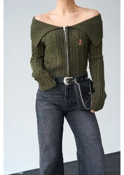 Fermuarlı Ayıcıklı Hırka modelleri