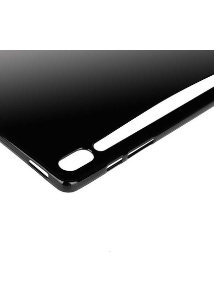 Galaxy Tab S7 Fe Lte (T737-T736-T733-T730) Kılıf Uyumlu Senk Tablet Süper Silikon Kapak-Renksiz modelleri