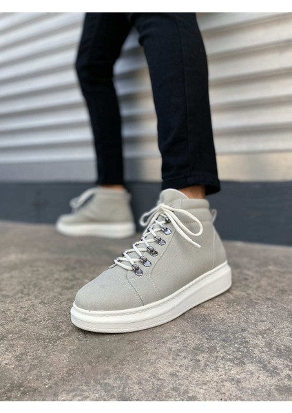 Atto Bağcıklı Ortopedik Taban Süet Erkek Spor Bot SBT - Gri fırsatları