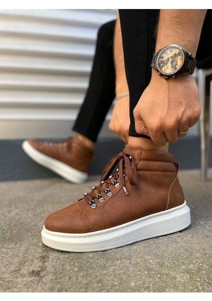 Atto Bağcıklı Ortopedik Taban Cilt Erkek Spor Bot Cbt - Taba modelleri