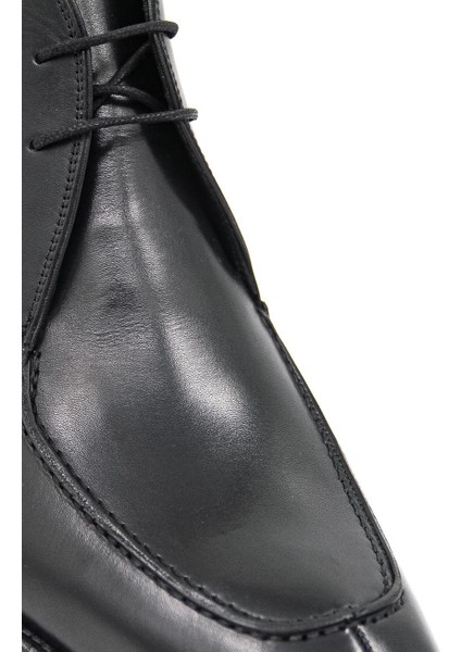 012900-261 Kösele Erkek Klasik Bot - Siyah