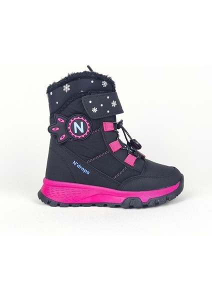 Çocuk Bot Içi Kürklü Kaymaz Taban Bantlı Ortopedik - Fuşya - 30 fırsatları