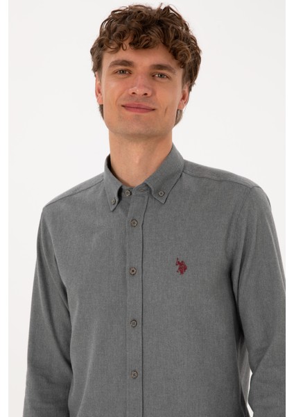 Erkek Gri Gömlek Basic 50316721-VR024 fiyatları