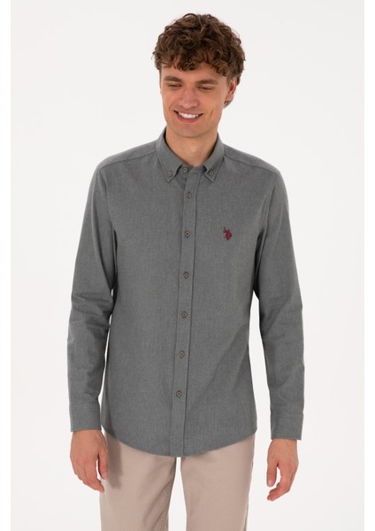 Erkek Gri Gömlek Basic 50316721-VR024 modelleri