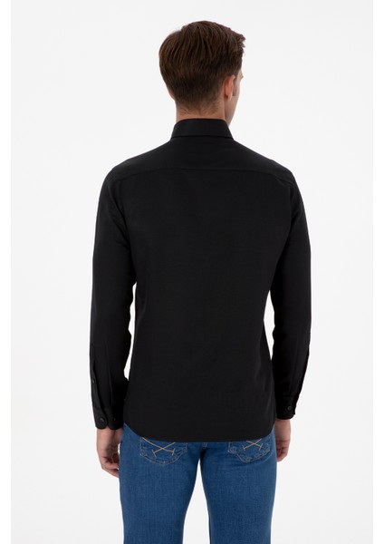 Erkek Siyah Gömlek Basic 50307693-VR046 indirimleri