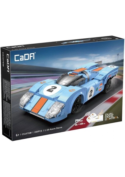 C51076W Cada Azure Fırtınası 266 Parça Block Oyuncak modelleri