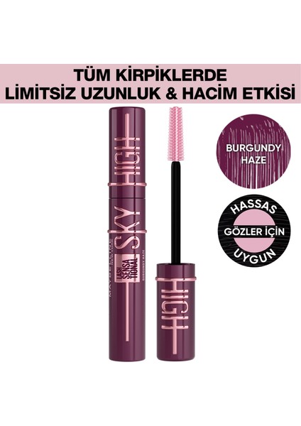 Lash Sensational Sky High Burgundy Haze Maskara & Super Lock Brow Glue Kaş Sabitleyici Maskara fiyatları